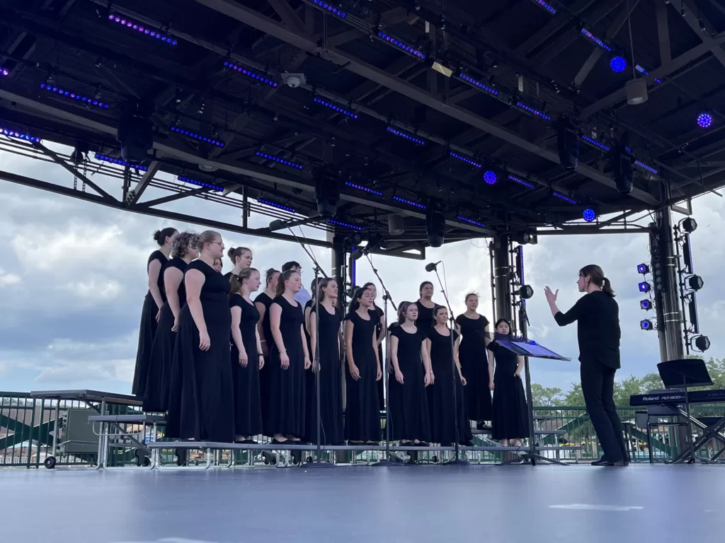 Pentucket’s choir performs at Festival Disney.